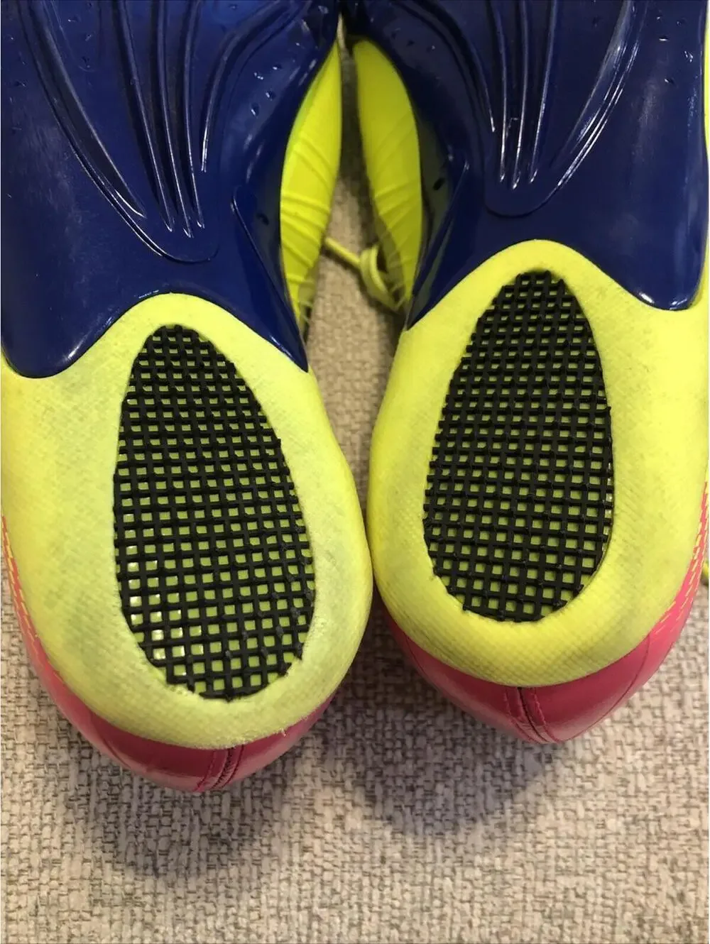 NIKE Zoom‎ Celar 5 Running OC Spikes Mens Sz 10 882023-999 Yellow Pink